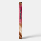 Coques Case-Mate iPhone Fourrure synthétique rose chic or (Verso / Gauche)