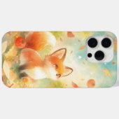 Coques Case-Mate iPhone Fox au milieu du charme d'automne (Verso (horizontal))