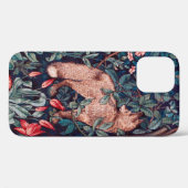 Coques Case-Mate iPhone Fox dans la forêt, William Morris (Verso (horizontal))