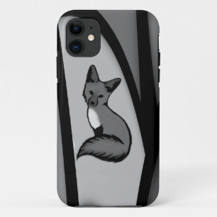 Case-Mate iPhone Case Fox Design d'art moderne en argent