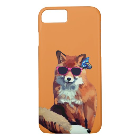 Coques Case-Mate iPhone Fox Mood Apple iPhone 8/7, à peine là (Dos)