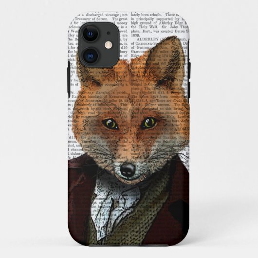 Coques Case-Mate iPhone Fox Portrait 2 (Dos)