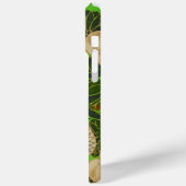 Coques Case-Mate iPhone FOX ROUGE PARMI LES FEUILLES VERTS ET LE MONogramm (Verso / Gauche)