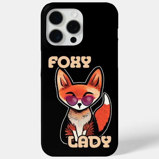 Coques Case-Mate iPhone Foxy Lady | Cute Fox (Verso)
