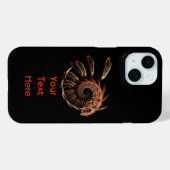 Coques Case-Mate iPhone Fractal Firebird (Verso (horizontal))