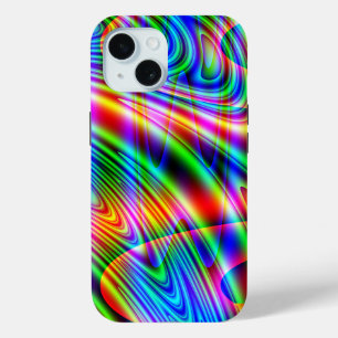 Coque Pour iPhone 15 Fractal Frenzy