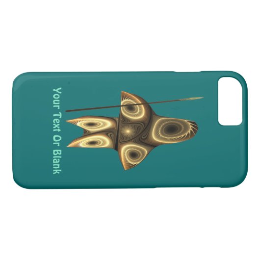 Coques Case-Mate iPhone Fractal Inuit Hunter (Dos (Horizontal))