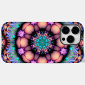 Coques Case-Mate iPhone Fractal Mandala Floral Psychedelic Art (Verso (horizontal))