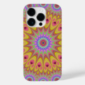Coques Case-Mate iPhone Fractal Mandala Floral Psychedelic Retro (Verso)