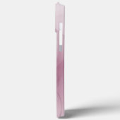 Coques Case-Mate iPhone Fractal, moderne Berry Abstrait Art rose (Verso / Gauche)