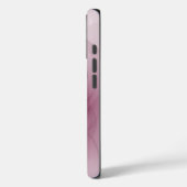 Coques Case-Mate iPhone Fractal, moderne Berry Abstrait Art rose (Verso / Gauche)