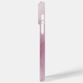 Coques Case-Mate iPhone Fractal, moderne Berry Abstrait Art rose (Verso / Gauche)