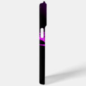 Coques Case-Mate iPhone FRACTAL ROSE, Violet violet noir (Verso / Droite)