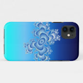 Coques Case-Mate iPhone Fractale Aqua (Dos (Horizontal))