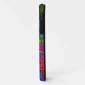 Coques Case-Mate iPhone fractale arc-en-ciel (Dos/Gauche)