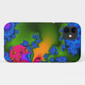 Coques Case-Mate iPhone fractale arc-en-ciel (Dos (Horizontal))