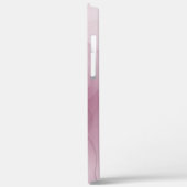 Coques Case-Mate iPhone Fractale Balançante, Art Abstrait Moderne Rose Ber (Verso / Gauche)