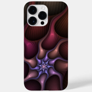 Coque Pour Pour iPhone 14 Pro Max Fractale colorée abstraite rayée brillante magique