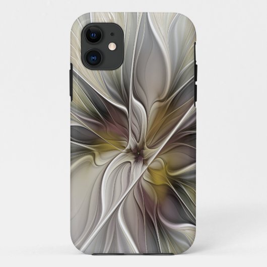 Coques Case-Mate iPhone Fractale florale, Fleur Imaginaire aux couleurs de (Dos)