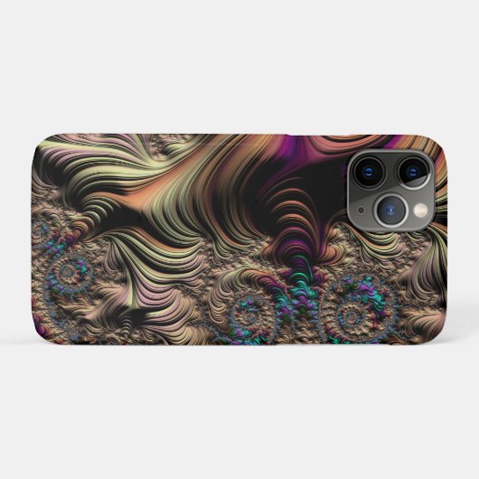 Coques Case-Mate iPhone fractale mandelbrot (Dos (Horizontal))