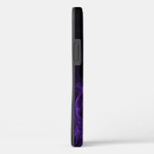 Coques Case-Mate iPhone Fractale pourpre (Verso / Droite)