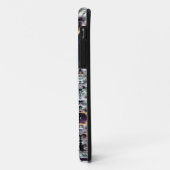 Coques Case-Mate iPhone Fractale spirale argentée de réflexion (Dos/Gauche)