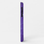 Coques Case-Mate iPhone Fractale violet géométrique (Dos/Gauche)