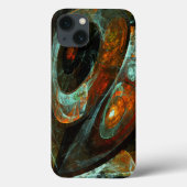 Coques Case-Mate iPhone Fractionner l'art Abstrait (Verso)