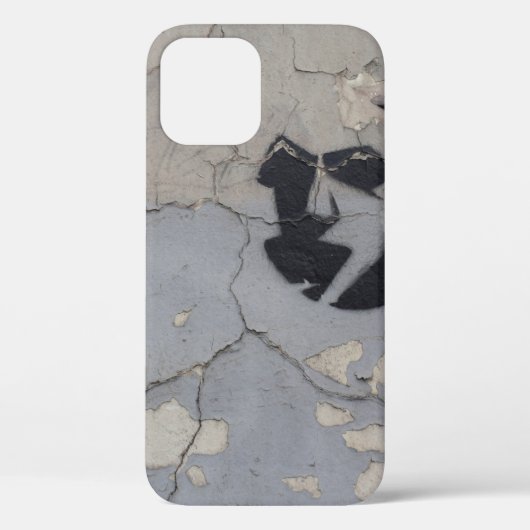 Coques Case-Mate iPhone Fragment de pierre noir et blanc (Verso)