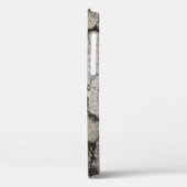 Coques Case-Mate iPhone Fragment de pierre noir et gris (Verso / Gauche)