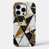 Coques Case-Mate iPhone Fragments dorés : Géométrie Abstraite (Verso)