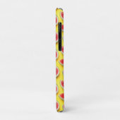 Coques Case-Mate iPhone Fraîches de pastèque Motif sur Jaune (Dos/Gauche)
