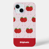 Coques Case-Mate iPhone Fraise (Verso)