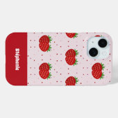 Coques Case-Mate iPhone Fraise (Verso (horizontal))