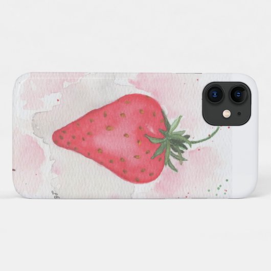 Coques Case-Mate iPhone Fraise (Dos (Horizontal))