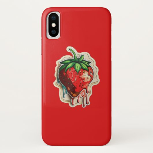 Coques Case-Mate iPhone Fraise (Dos)