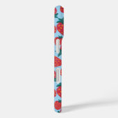 Coques Case-Mate iPhone Fraise bleu (Verso / Droite)