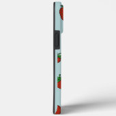 Coques Case-Mate iPhone Fraise bleue personnalisée (Verso / Droite)