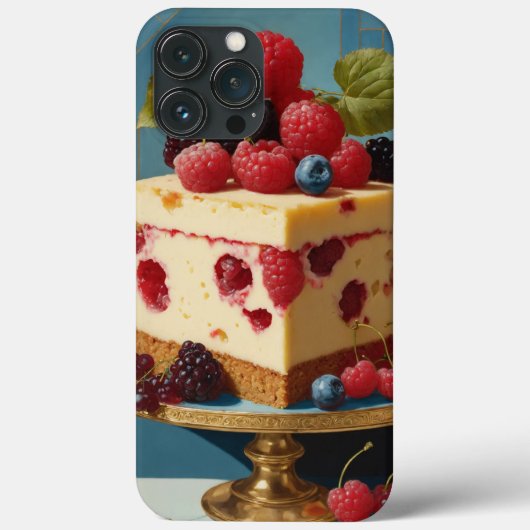 Coques Case-Mate iPhone Fraise Cake Design iPhone 13 Couverture (Verso)