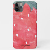 Coques Case-Mate iPhone Fraise d'aquarelle mignonne (Dos)