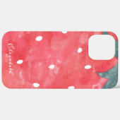 Coques Case-Mate iPhone Fraise d'aquarelle mignonne (Verso / Droite)