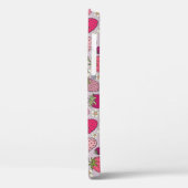 Coques Case-Mate iPhone Fraise Été Motif sans couture (Verso / Gauche)