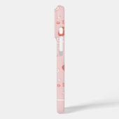Coques Case-Mate iPhone Fraise mignonne aux fleurs. (Verso / Gauche)