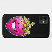 Coques Case-Mate iPhone Fraise rose (Dos (Horizontal))