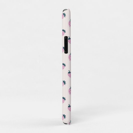 Coques Case-Mate iPhone Fraise rose (Dos/Droite)
