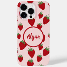 Fraise rose mignonne