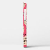 Coques Case-Mate iPhone fraise rose sans couture motif (Verso / Gauche)