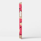 Coques Case-Mate iPhone fraise rose sans couture motif (Verso / Droite)