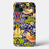 Coques Case-Mate iPhone Fraise Thief Oiseaux William Morris (Verso)