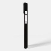 Coques Case-Mate iPhone Fraises Blancs Sur Iphcna Noir (Verso / Gauche)